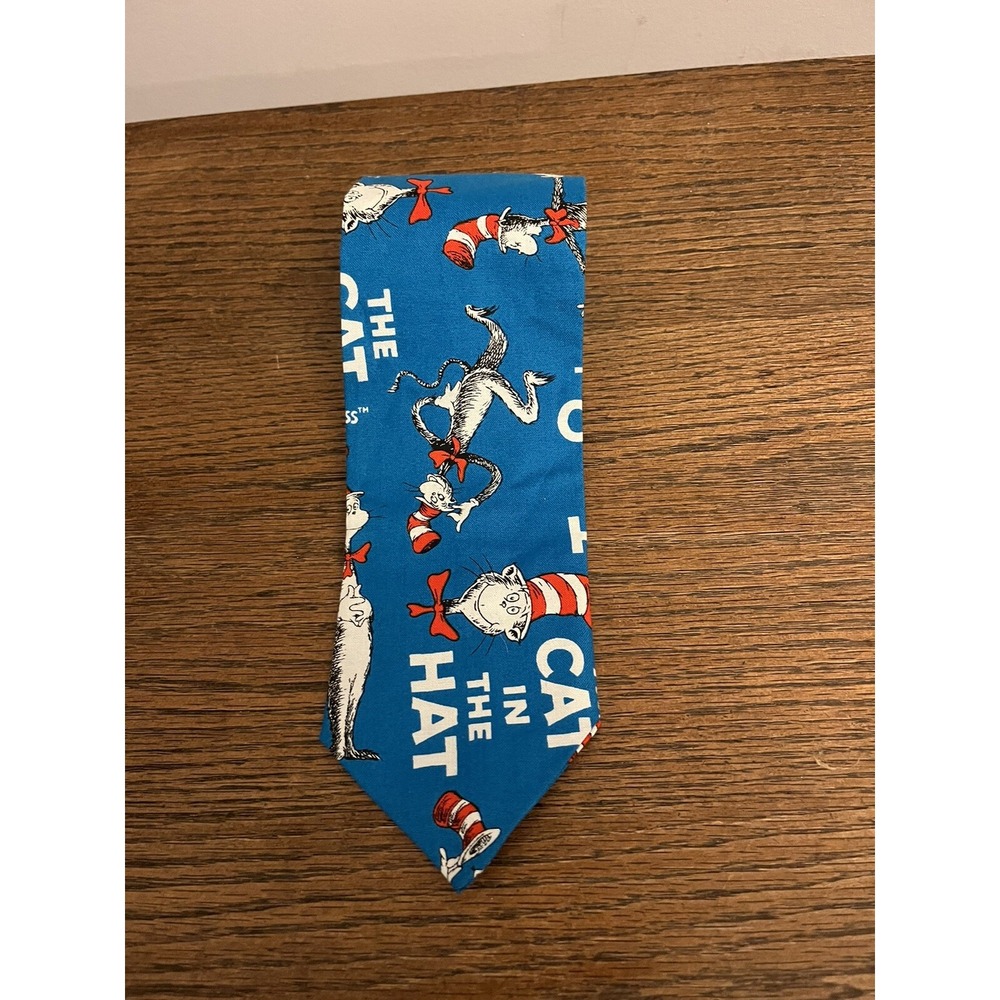 DR SEUSS CAT IN THE HAT COTTON BLEND TIE